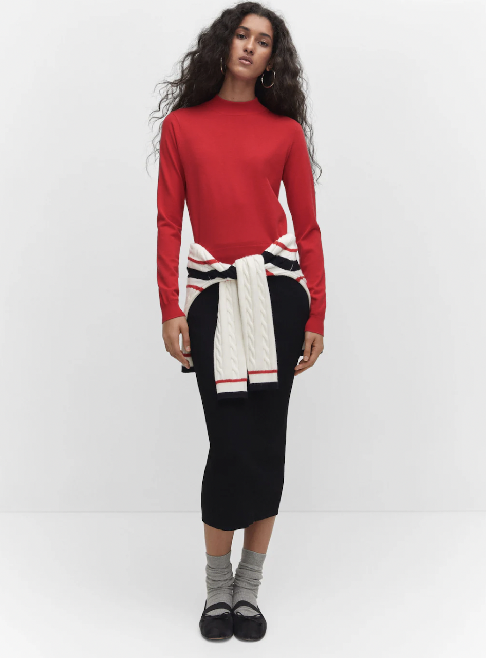 How to Style 2023's Red Tights Trend