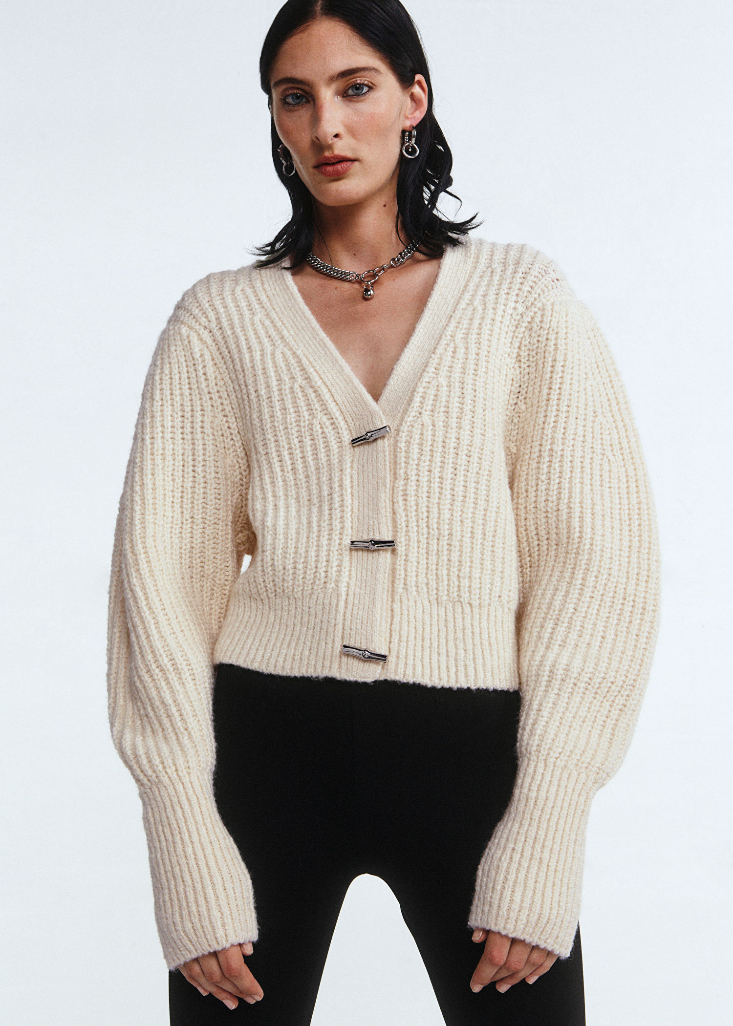 Other stories cropped outlet cardigan