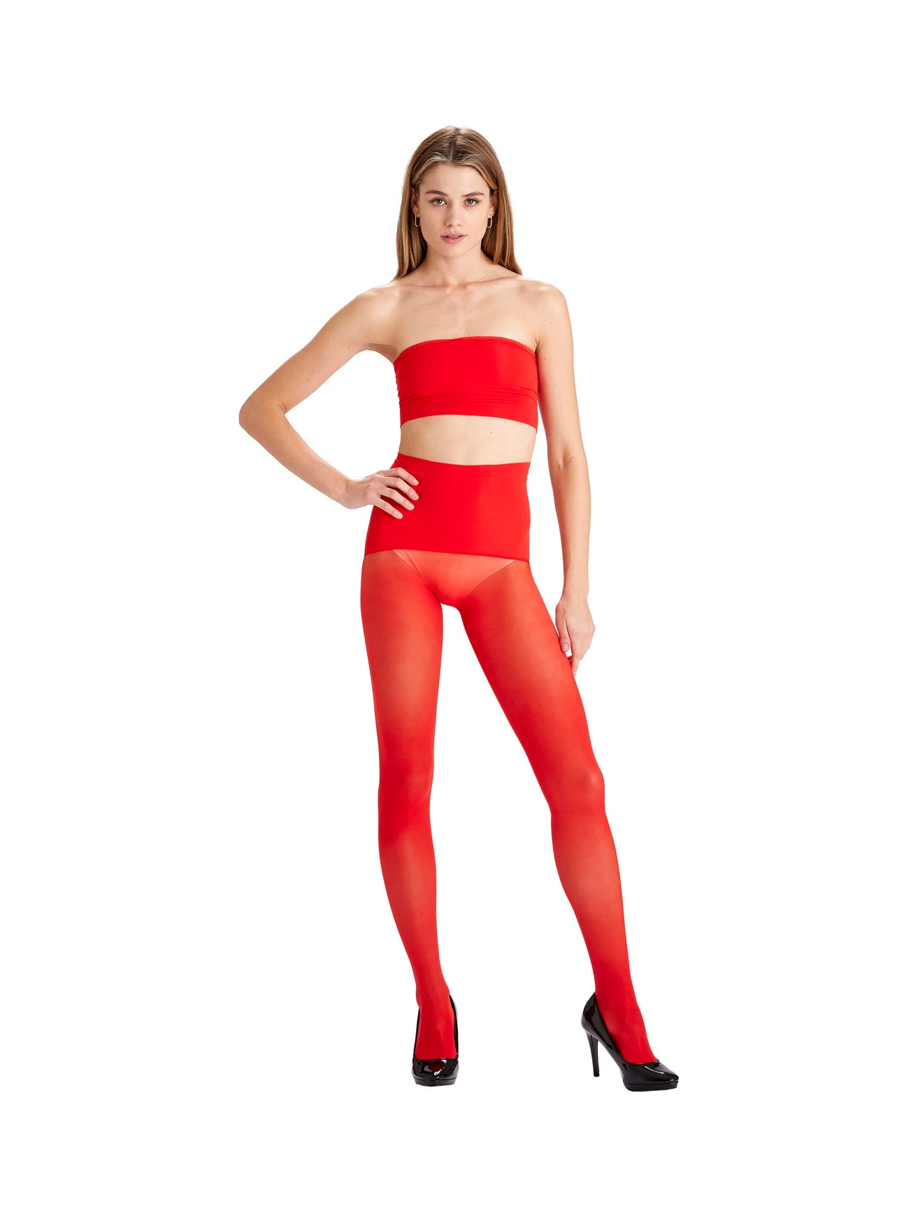Red tights are staying red-hot into 2024. Stylists weigh in on how