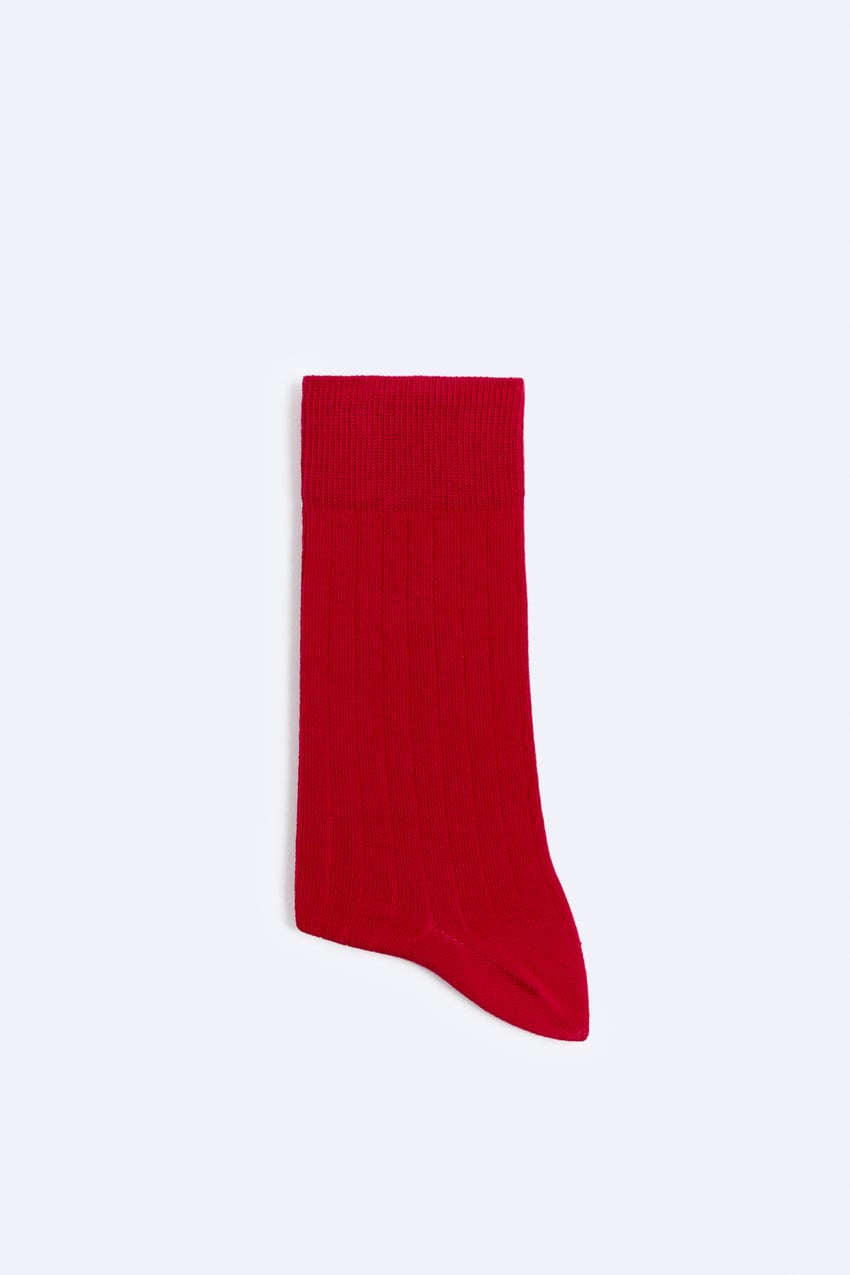 Zara red socks. 